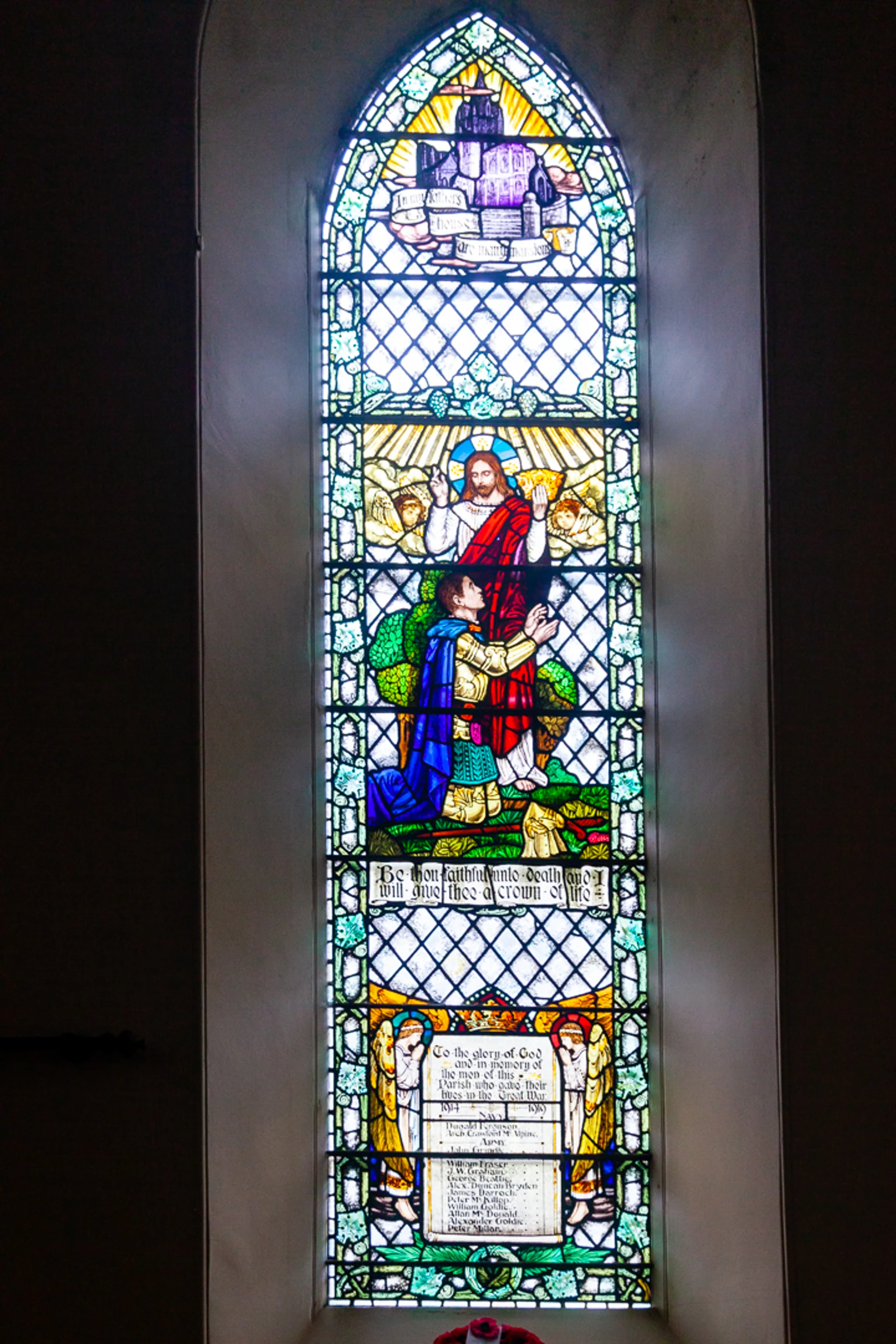 Historic Kilmun Stained Glass St Munn