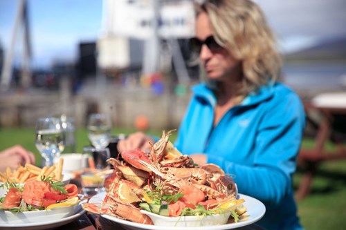 The Port Askaig Hotel situated on the shores of the Sound of Islay, overlooking the pier, is another fabulous spot for local seafood.