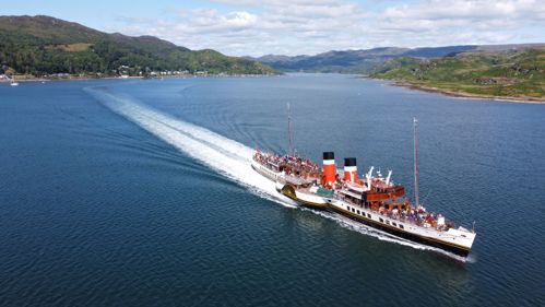 Discover Argyll on board of the PS Waverley.