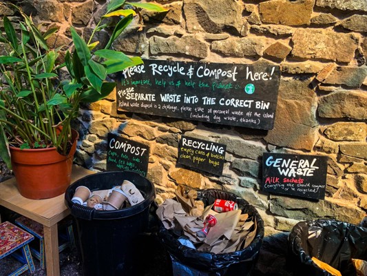 Kerrera Tearooms Recycling Station, Katy Runacres Kelpie Media