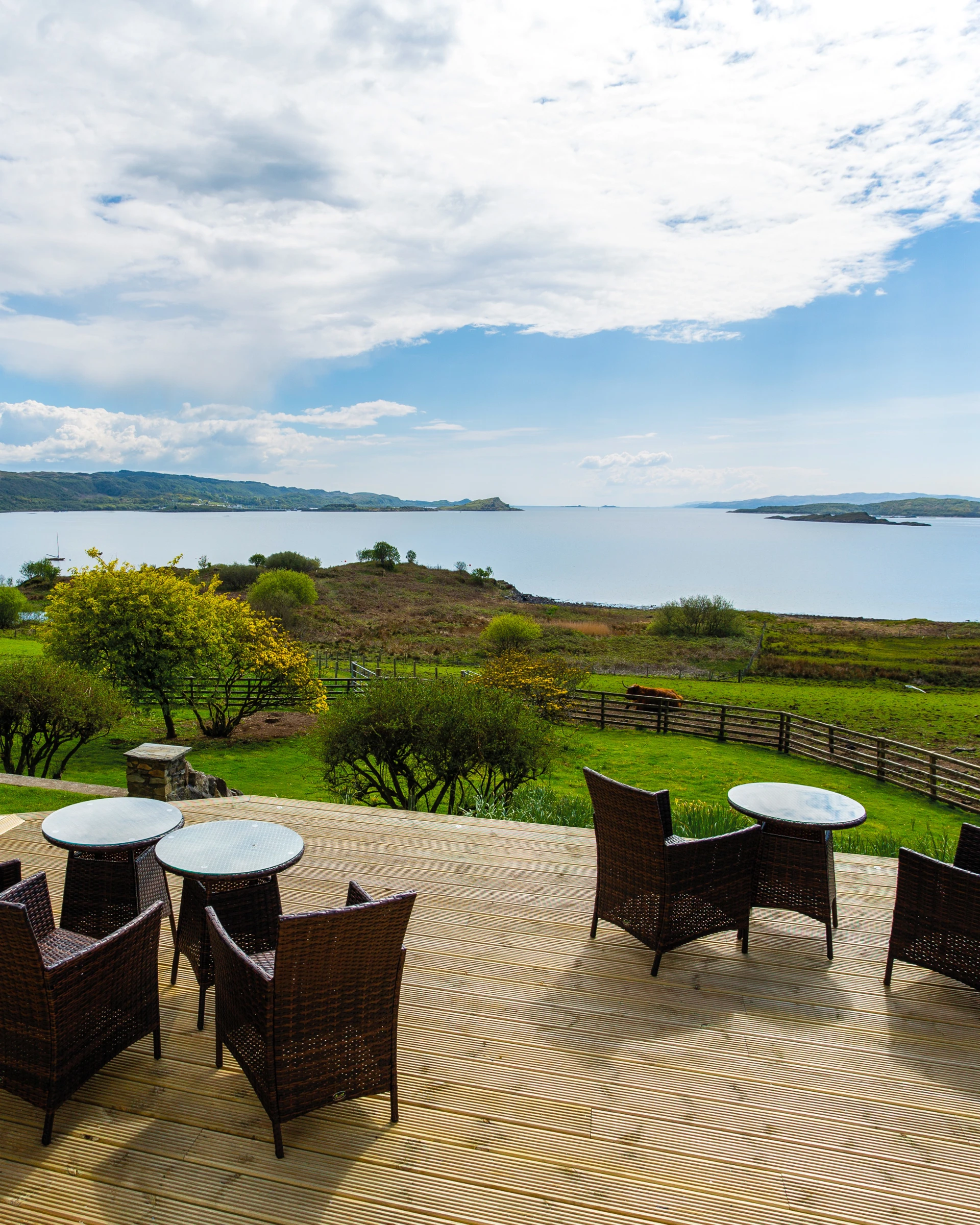 Loch Melfort Decking & View