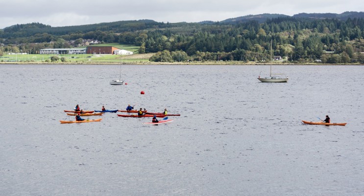 Kayaking Loch Gilp