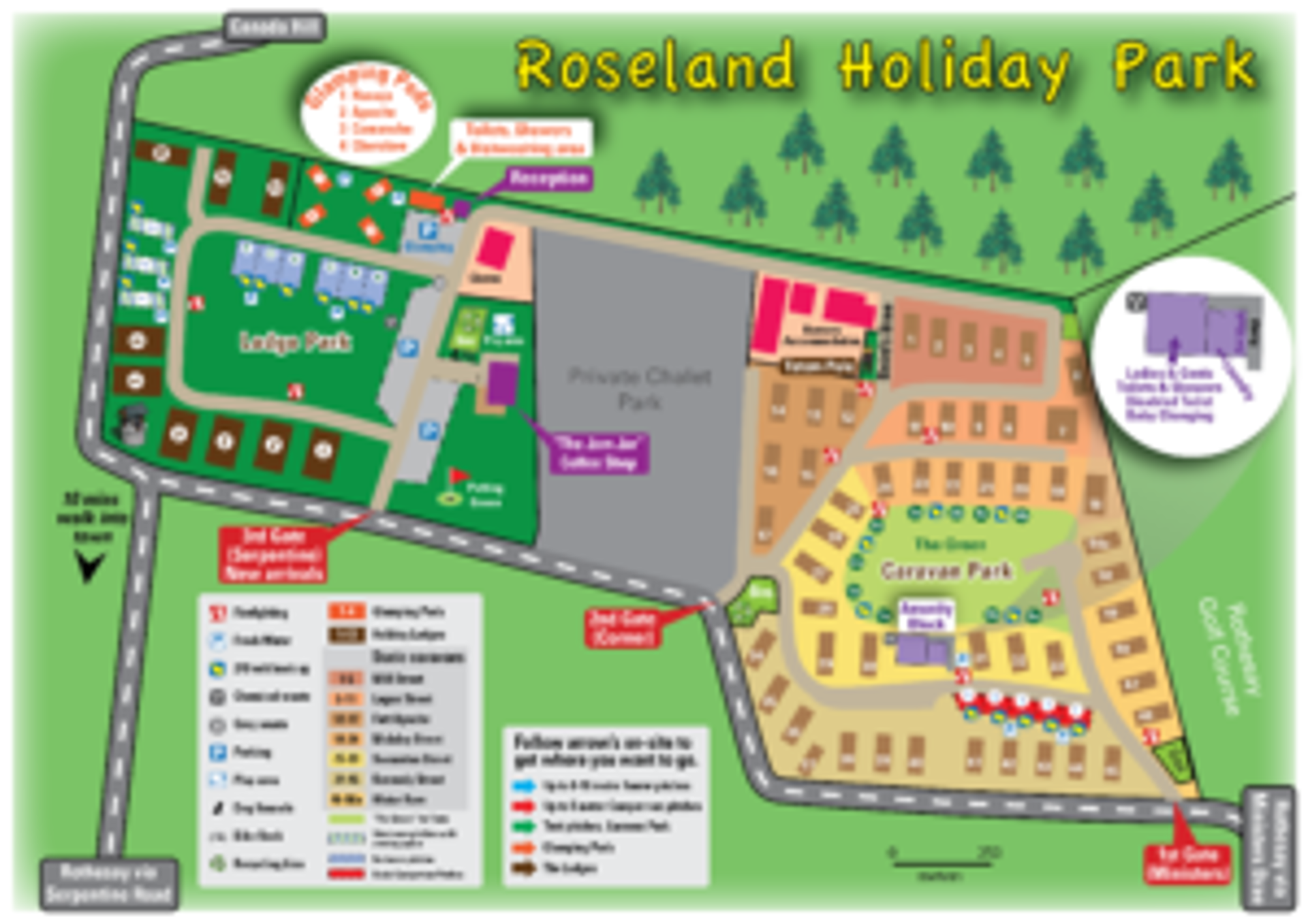 Background image - Roseland Holiday Park