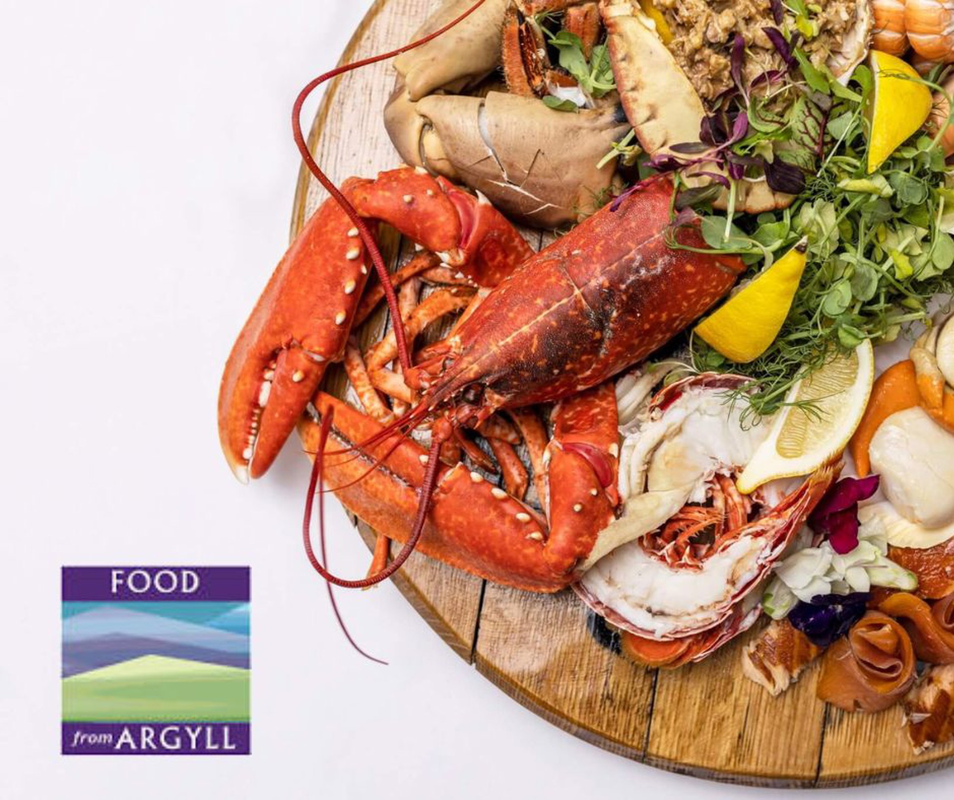 Background image - Food From Argyll Signpost