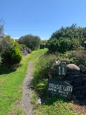 Kelpie Media Museum Sign, Easdale