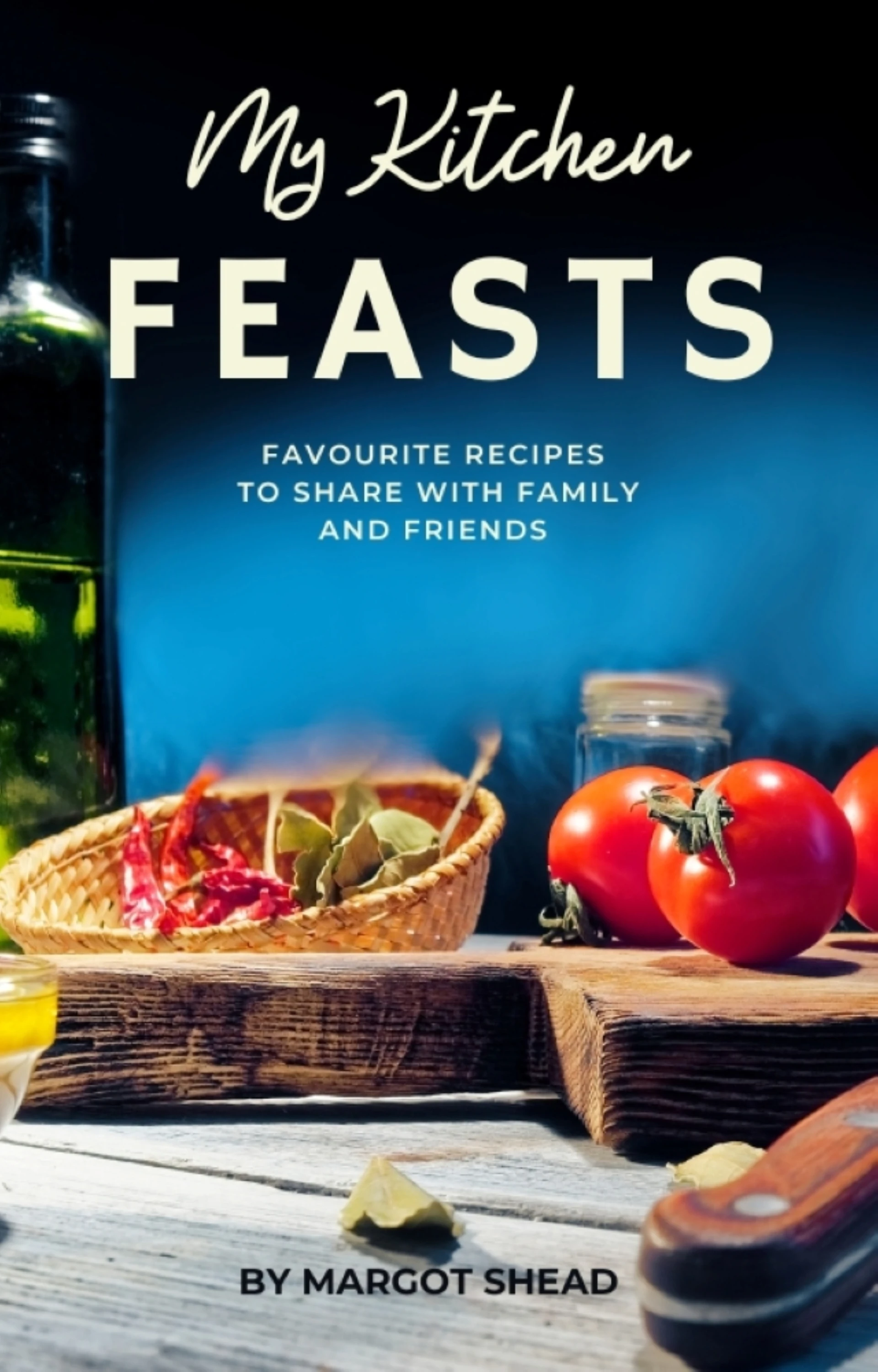 Book Cover Blue Backround