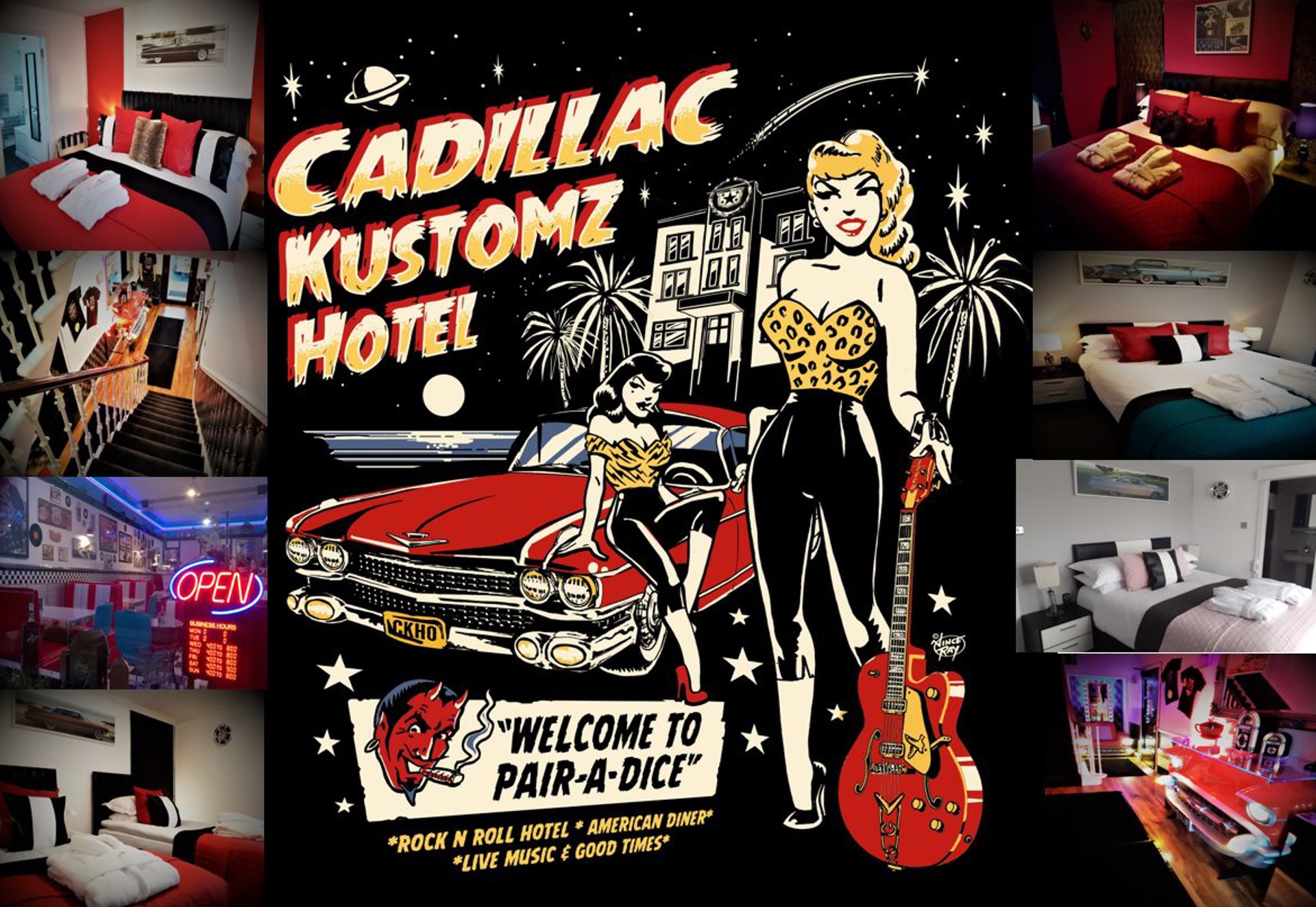 Background image - Cadillac Kustomz Hotel