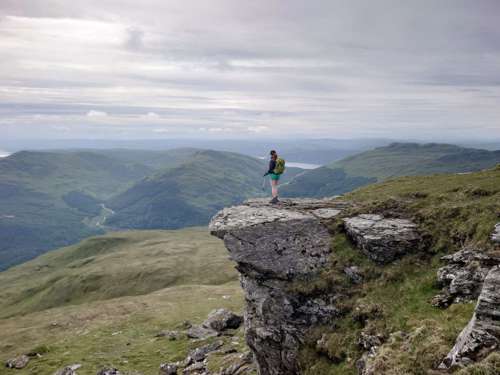 Heathery Heights View west to Loch Fyne from Ben Donich