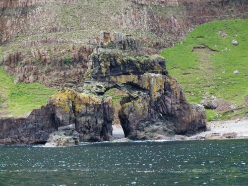 The Carsaig Arches is an eight-mile round trip and probably one of Mull's most scenic walks.