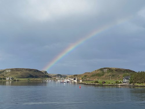 The views over Oban Bay never disappoint.