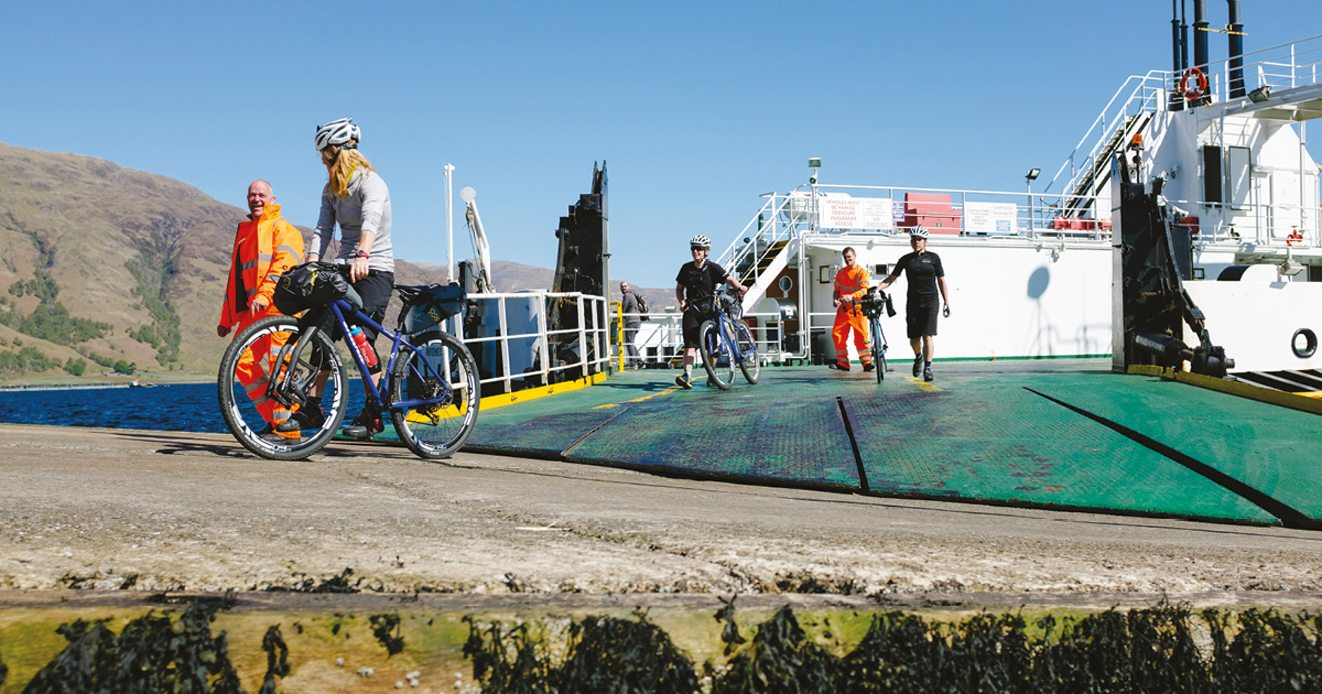 Background image - Rail And Trail Calmac Ferry