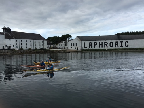 Islay is home to numerous distilleries, such as Laphroaic.