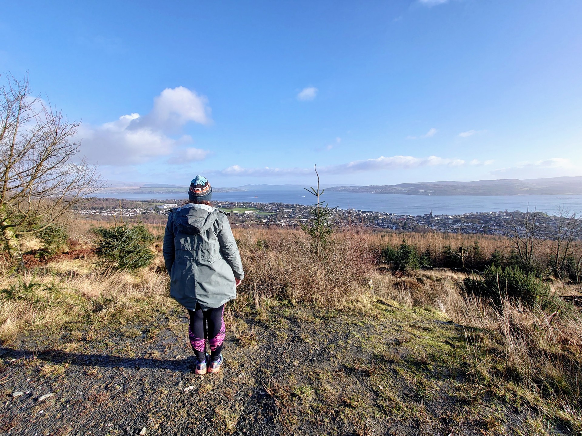 View Over Dunoon And The Firth Of Clyde Heathery Heights