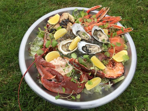 The seafood platter at Loch Melfort Hotel is one of the best in Argyll.