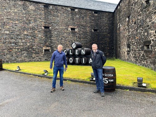 A visit to Glen Scotia Distillery is a must stop when in Campbeltown.