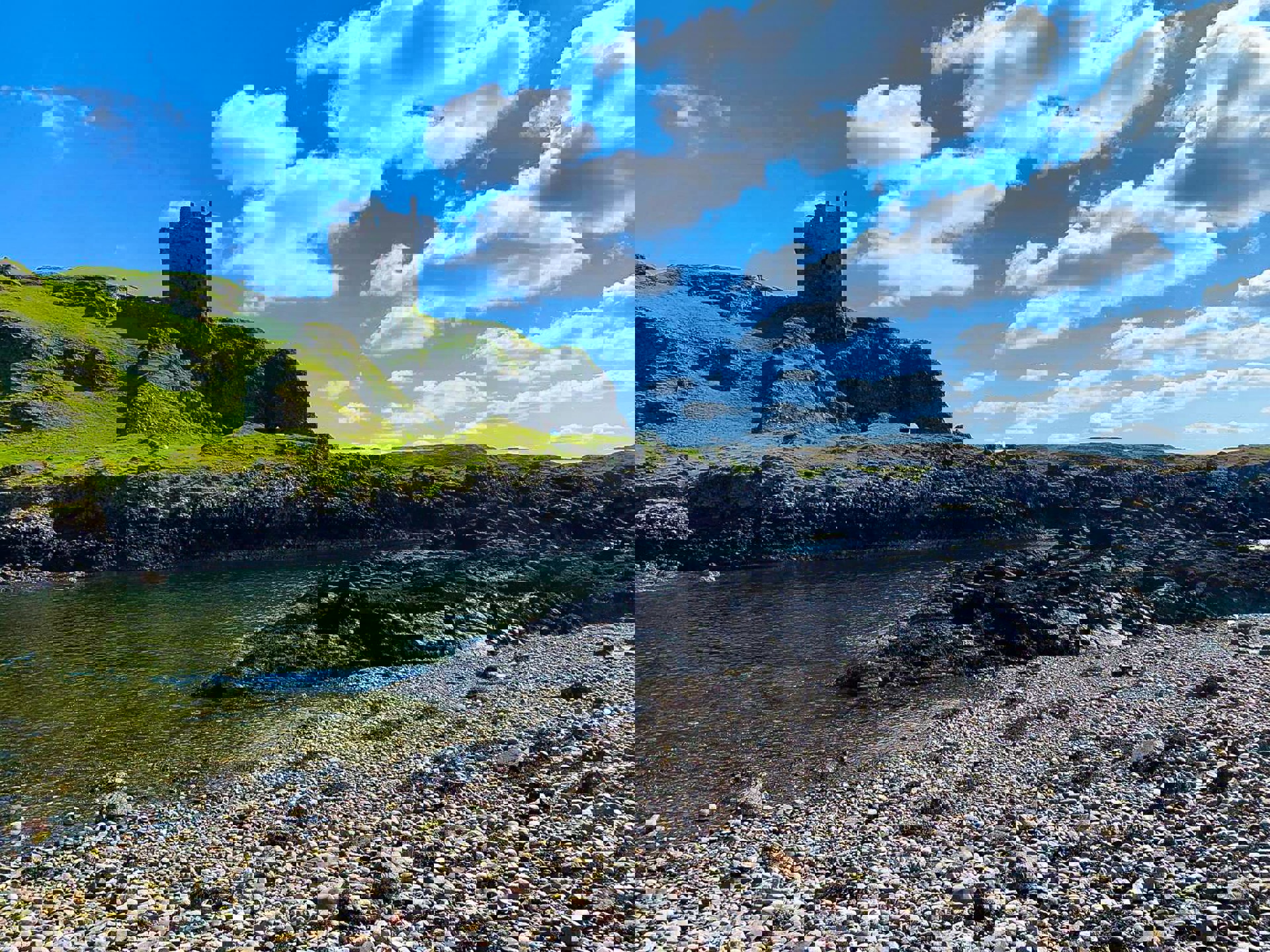 Background image - Kerrera Gylen Castle And Sea, Katy Runacres Kelpie Media (1)