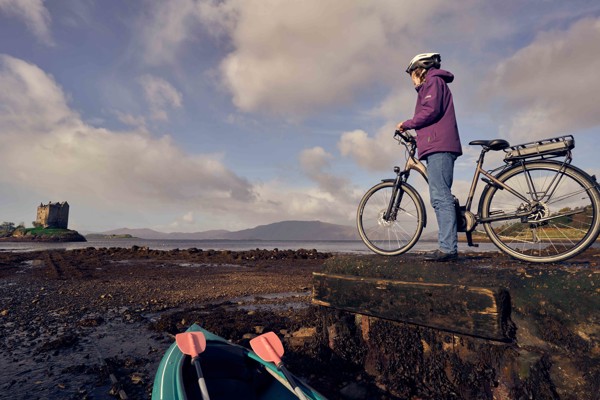 Bike_Cycling_Kayak_Castle Stalker_StephenSweeneyPhotography