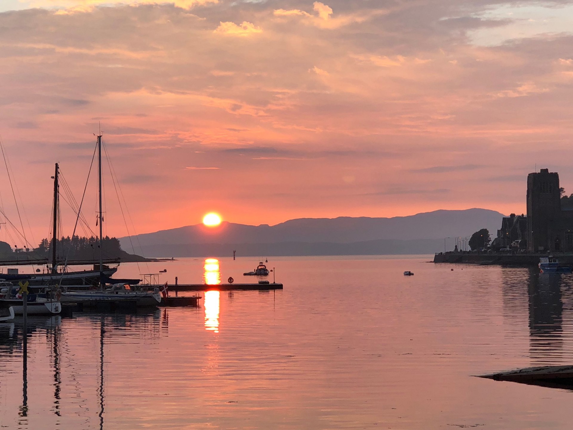 Oban Bay Sunset