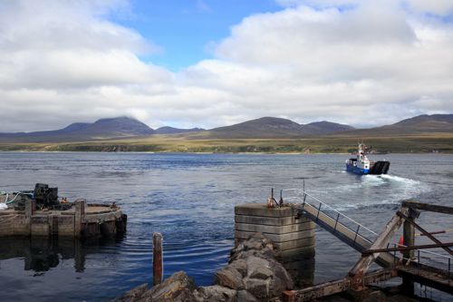 Head from Port Askaig to Jura by ferry.