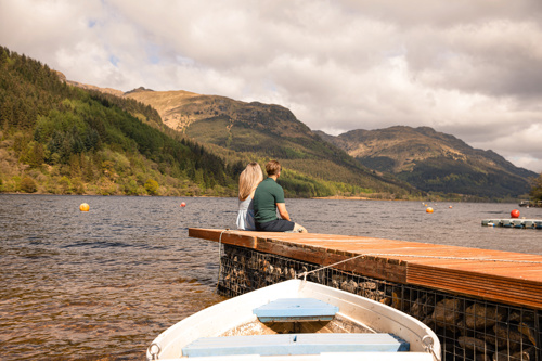 The Loch Eck Holiday park is a great spot to spend the night after a day outdoors.