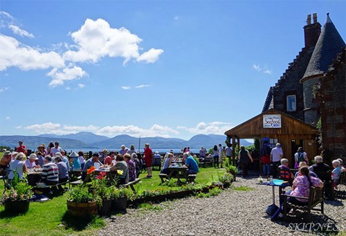 Tuck into fresh seafood at the Skipness Seafood Cabin.