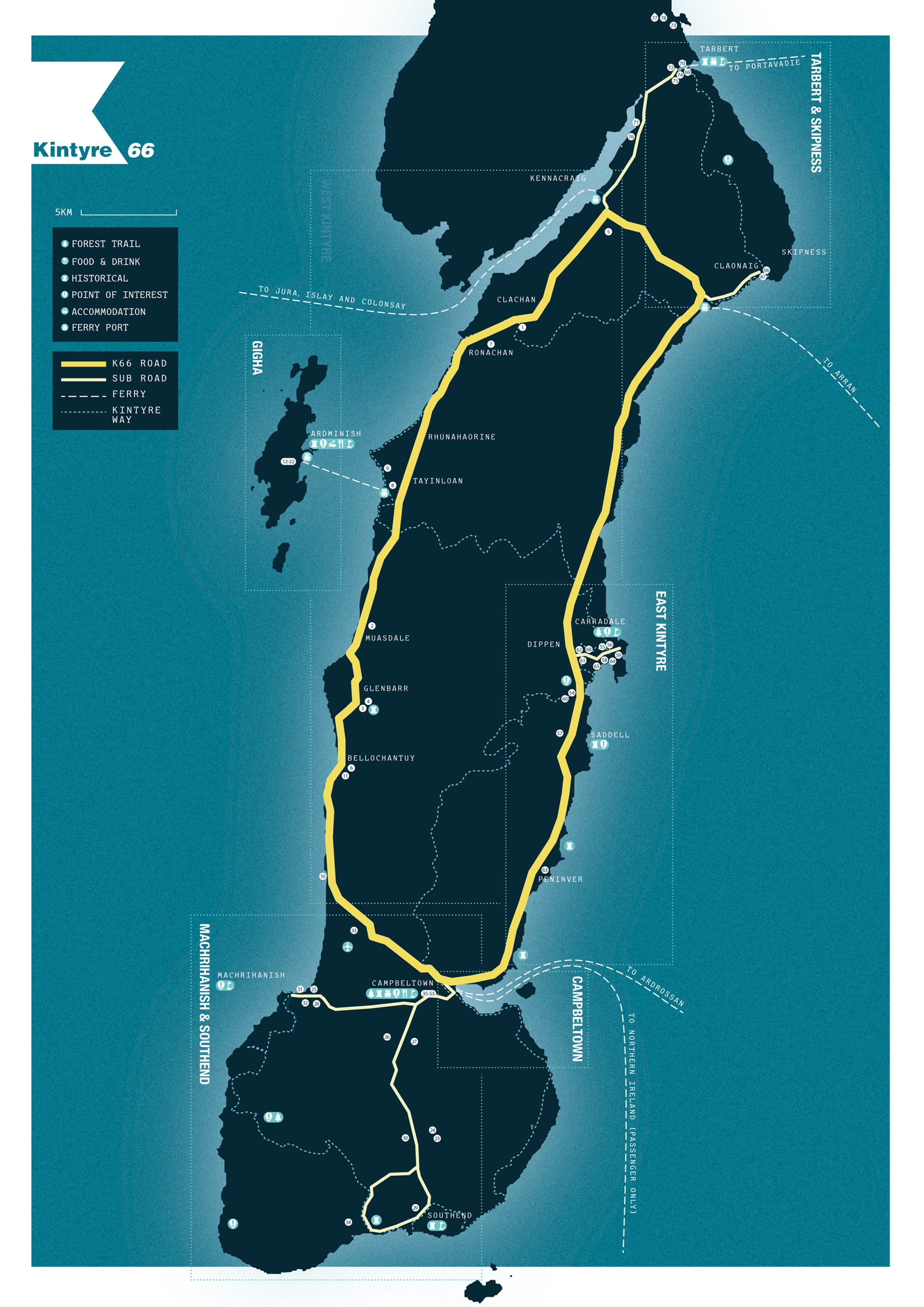 Background image - Kintyre 66 Map