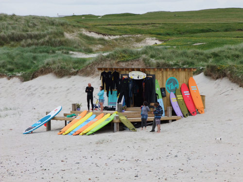 Rent your surfing gear at the Surf Shack.