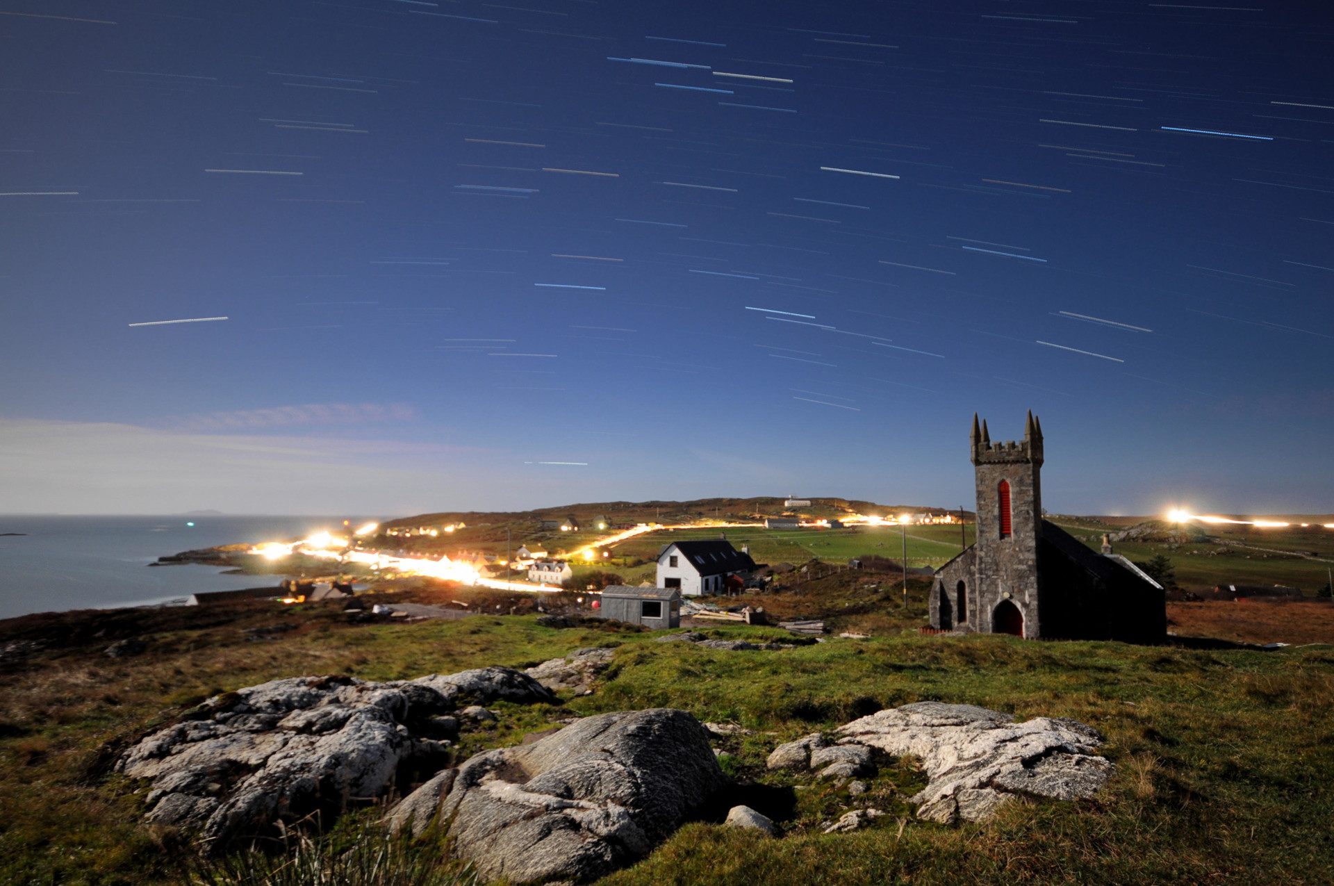 Background image - COLL Credit Ewan Miles Nightscape Photography For Coll Dark Sky Group