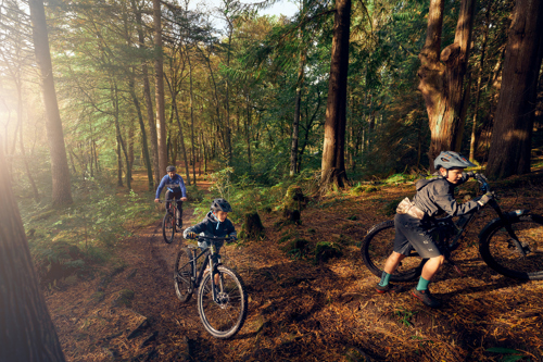 Mountain biking inn Argyll can be a family-friendly activity! Image: Stephen Sweeny Photography