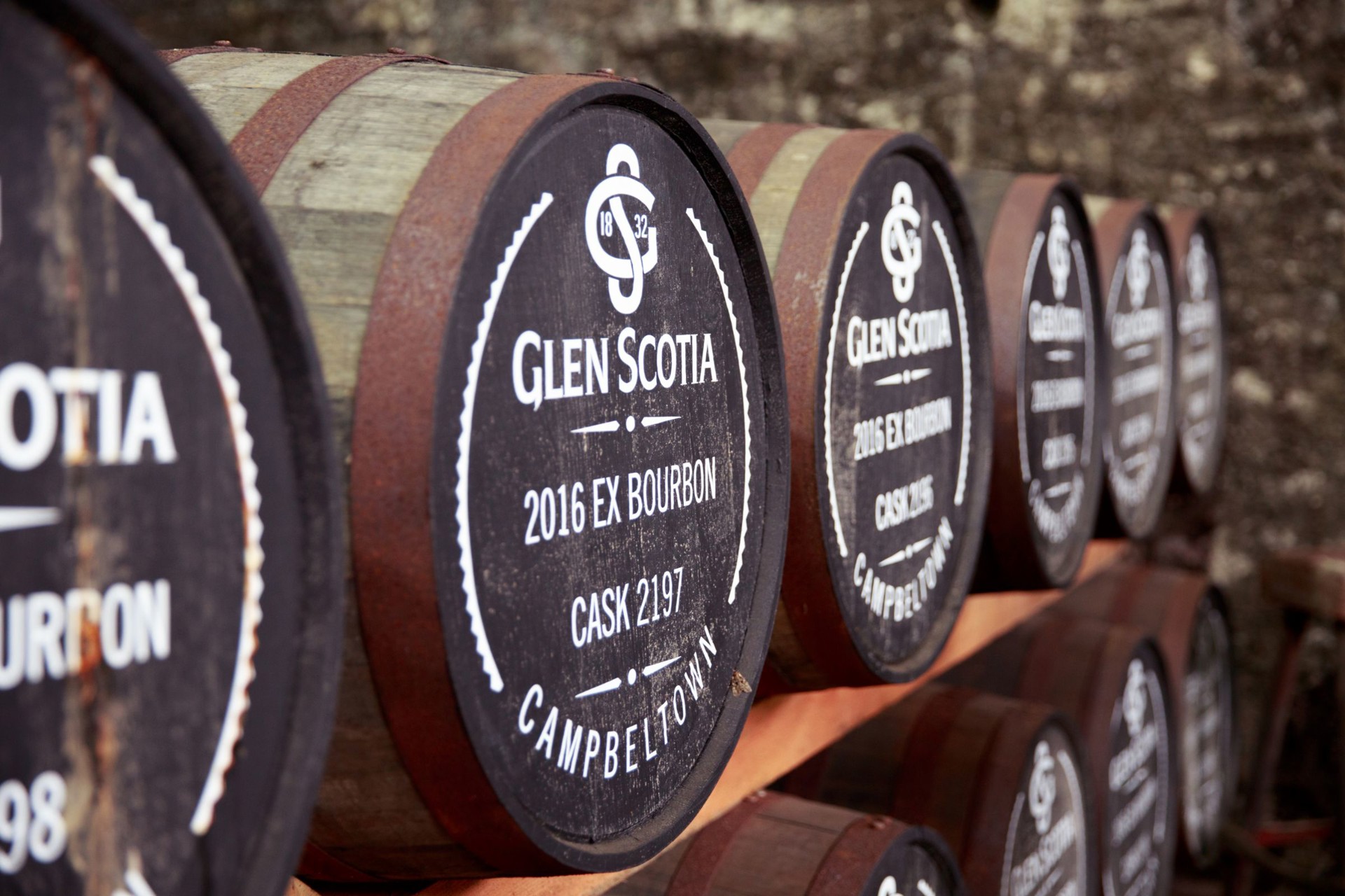Background image - Glen Scotia Whisky Casks