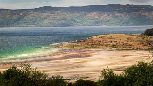 View of Ostel bay and surrounding hillside, Credit: Kevin McGarry