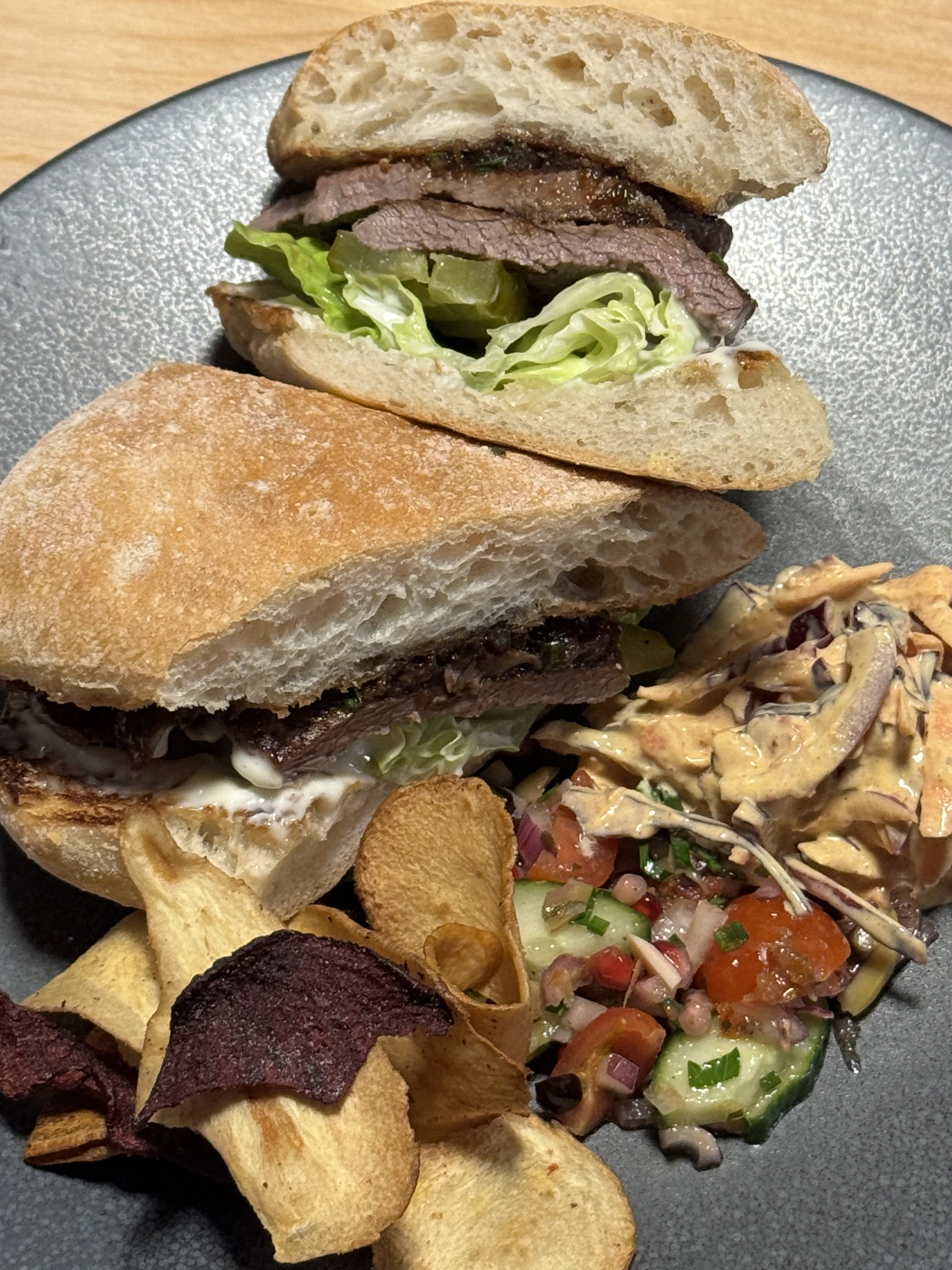 Venison Steak Ciabatta