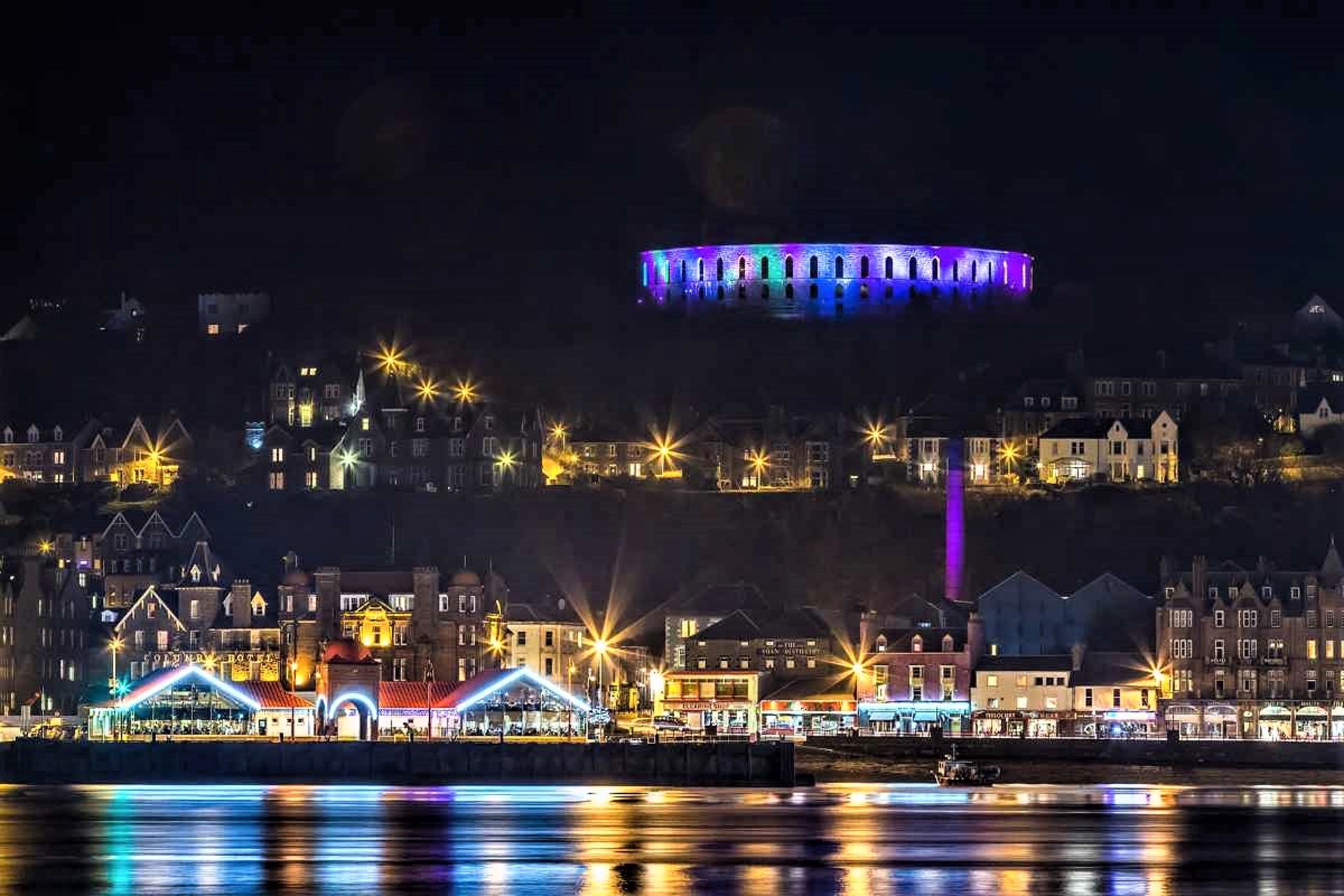 Background image - Oban Winter Festival Christmas Markets Scotland