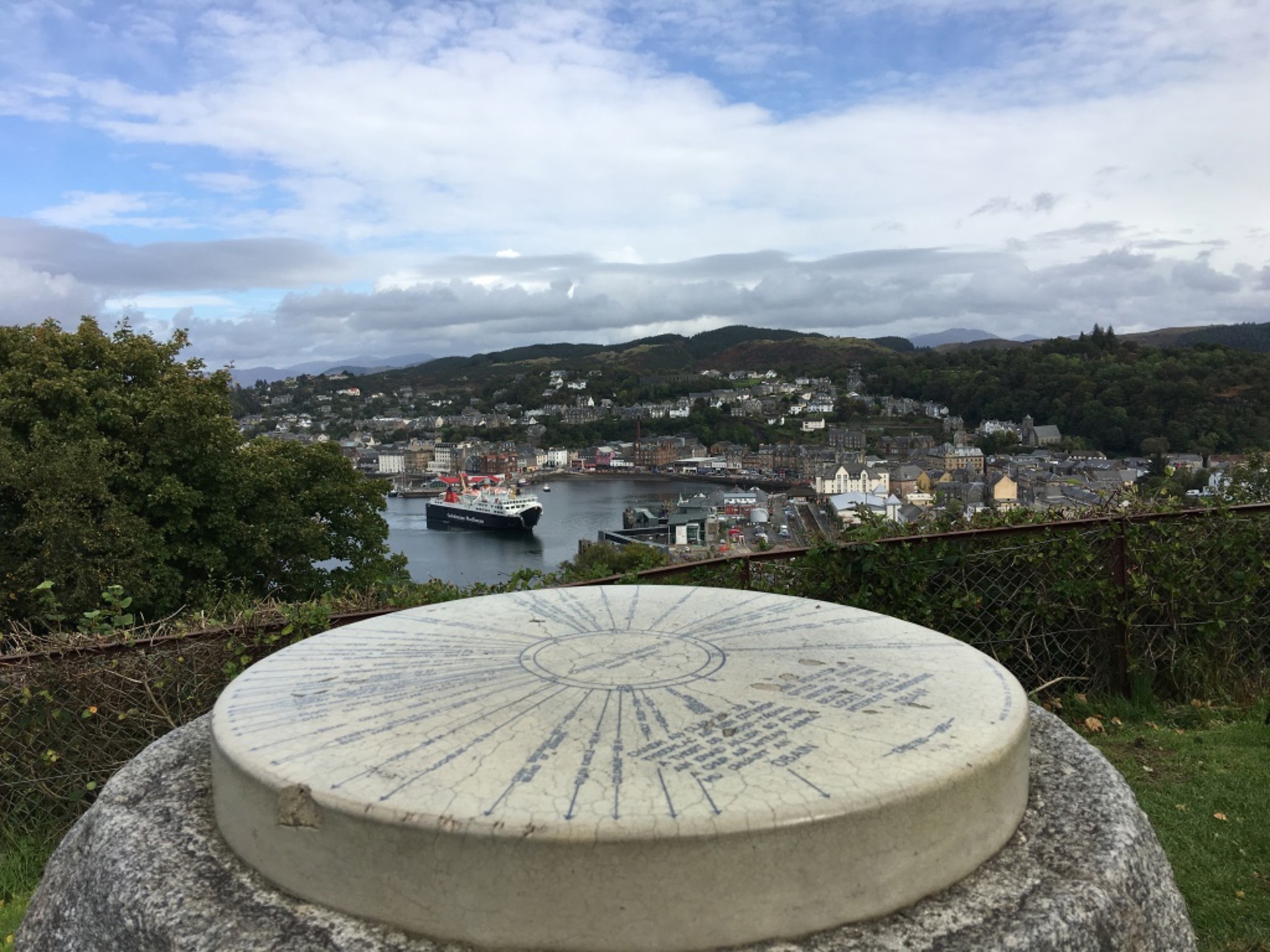 Background image - Viewpoint Indicator On Pulpit Hill Oban