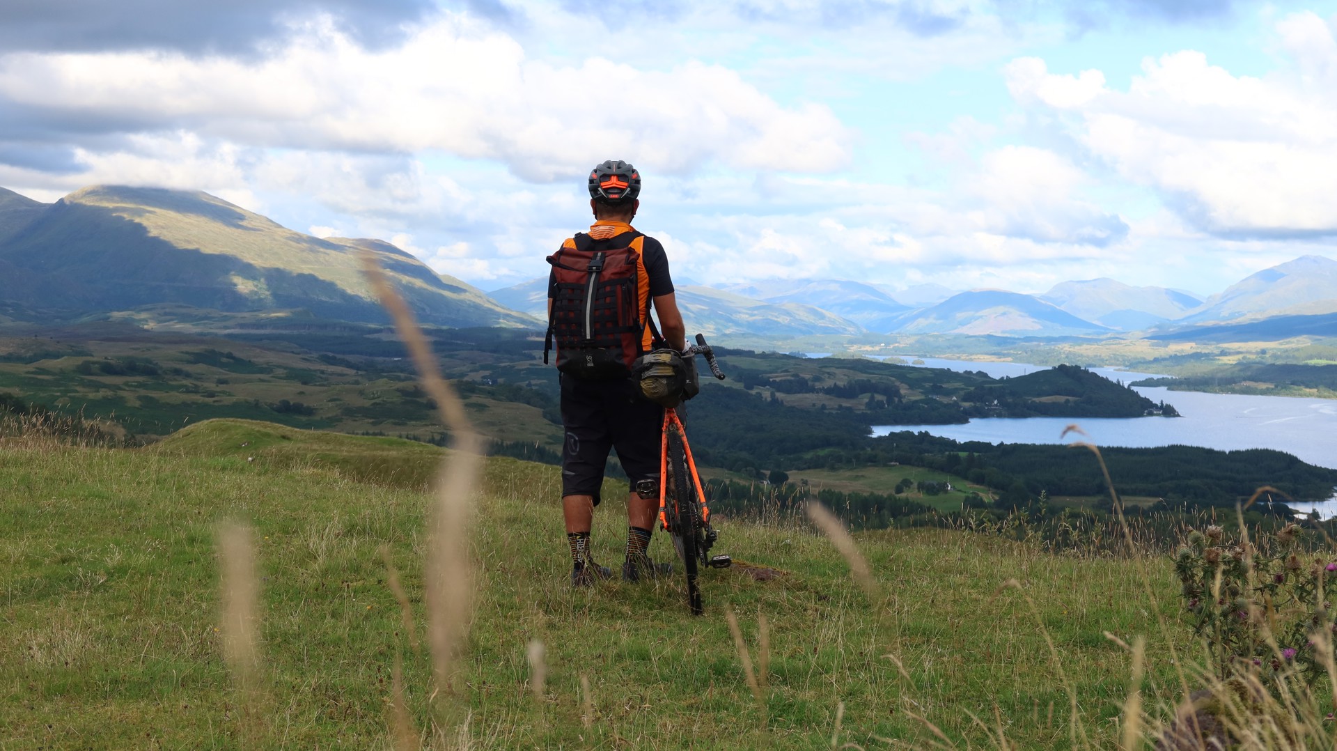 Background image - Loch Awe Cycling