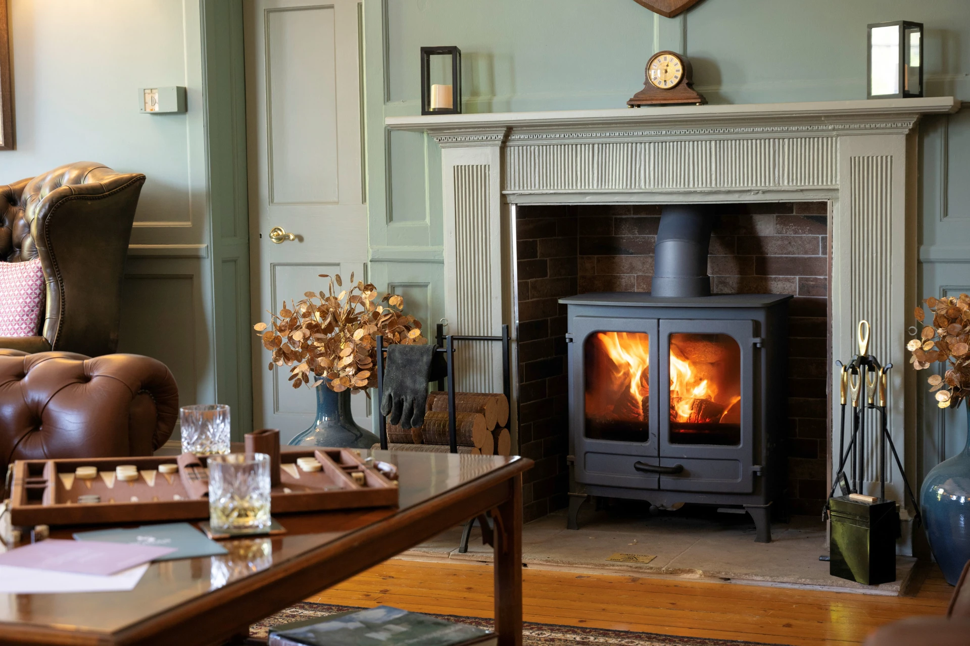 Knipoch House Hotel Cosy Lounge With Log Fires
